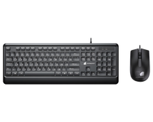 Клавиатура+мышь Инферит Комплект INF-KM105-W-BLK, цвет черный