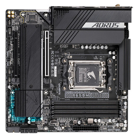 Материнская плата Gigabyte AM5 AMD B650 B650M AORUS ELITE AX