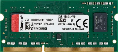 Оперативная память Kingston ValueRAM 4GB 4GB DDR3 1600MT/s, KVR16S11S8/4WP