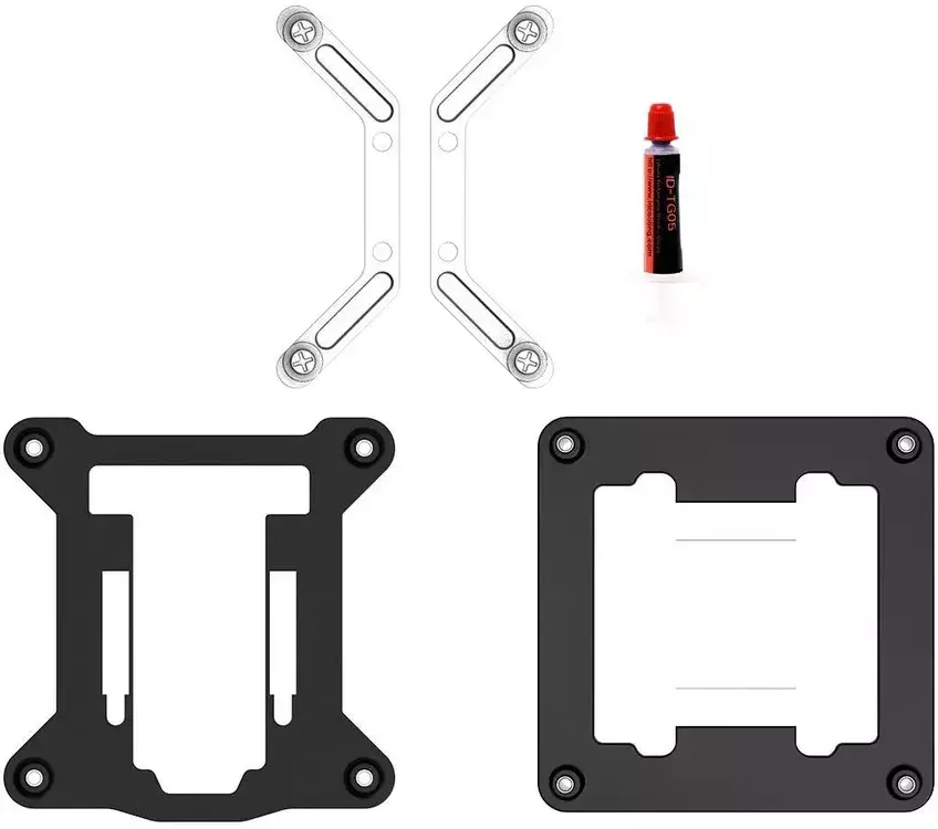Устройство охлаждения(кулер) ID-Cooling IS-30i Soc-1151/1200/1700 черный 4-pin 17-36dB Al+Cu 100W 260gr Ret
