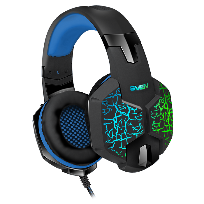 Гарнитура SVEN AP-U980MV, цвет синий/черный