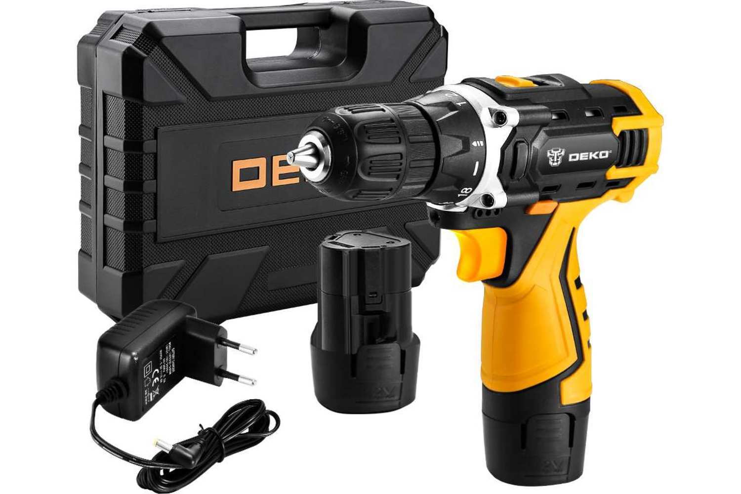 Безударная дрель-шуруповерт Deko DKCD12FU