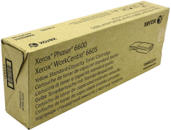

Тонер-картридж Xerox Phaser 6600/ WorkCentre 6605 желтый (2K)