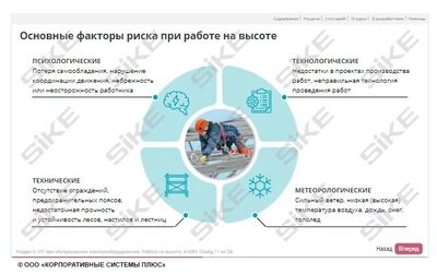 ООО «Корпоративные системы Плюс» Электронный курс Электромонтер: охрана труда (лицензия), базовая версия