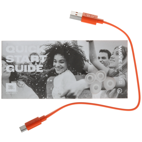 Bluetooth-гарнитура JBL Wave Beam 2, цвет белый