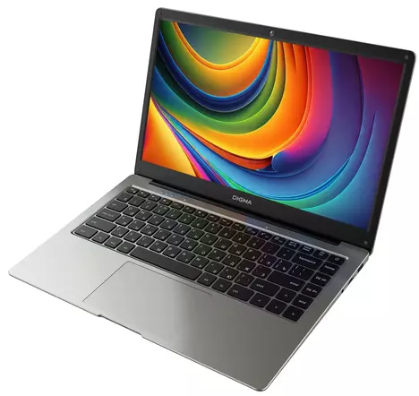 Ноутбук Digma EVE P4850 Celeron N5030 8Gb SSD256Gb Intel UHD Graphics 600 14.1" IPS FHD (1920x1080) Windows 11 Professional dk.grey WiFi BT Cam 4800mAh (DN14N5-8CXW01)