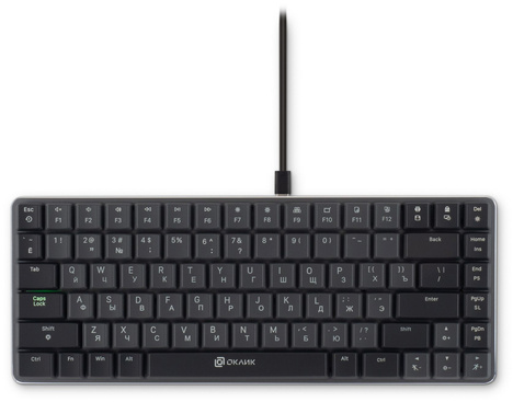 Клавиатура Oklick KeyBoard K615X 1934413, цвет черный