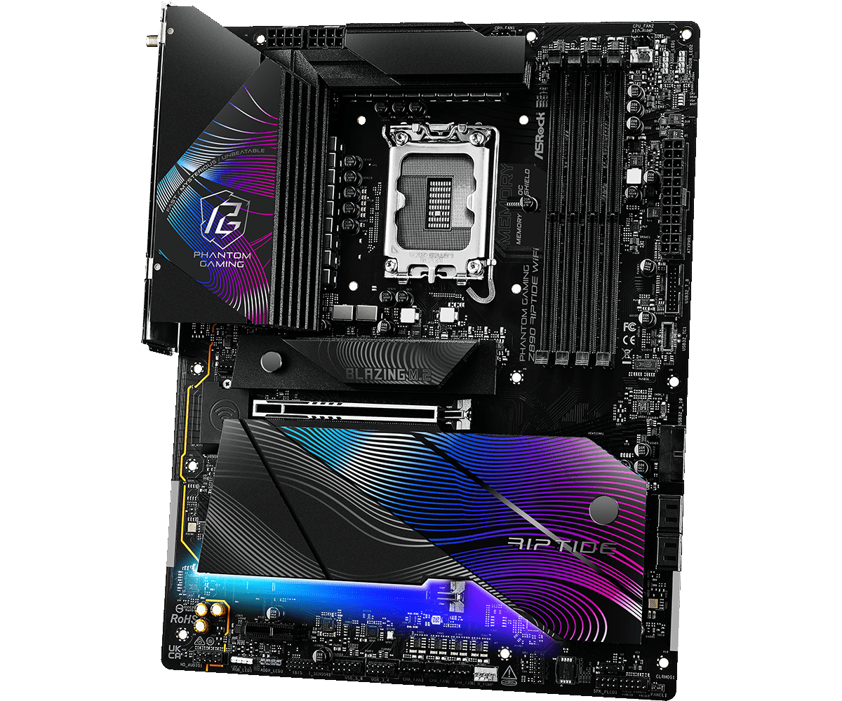 Материнская плата ASRock LGA 1851 Intel Z890 Z890 Riptide WiFi