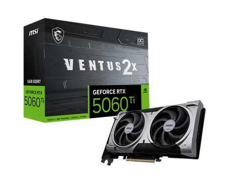 Видеокарта MSI GeForce RTX 5060 Ti 8 ΓБ Retail