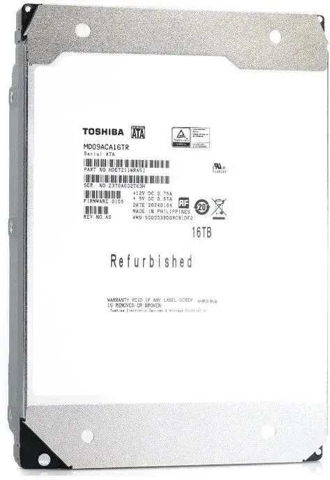 Жесткий диск  TOSHIBA Server HDD 3.5  16 TB MD09 7.2K SATA3