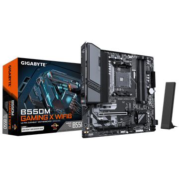 Материнская плата Gigabyte AM4 AMD B550 B550M GAMING X WIFI6