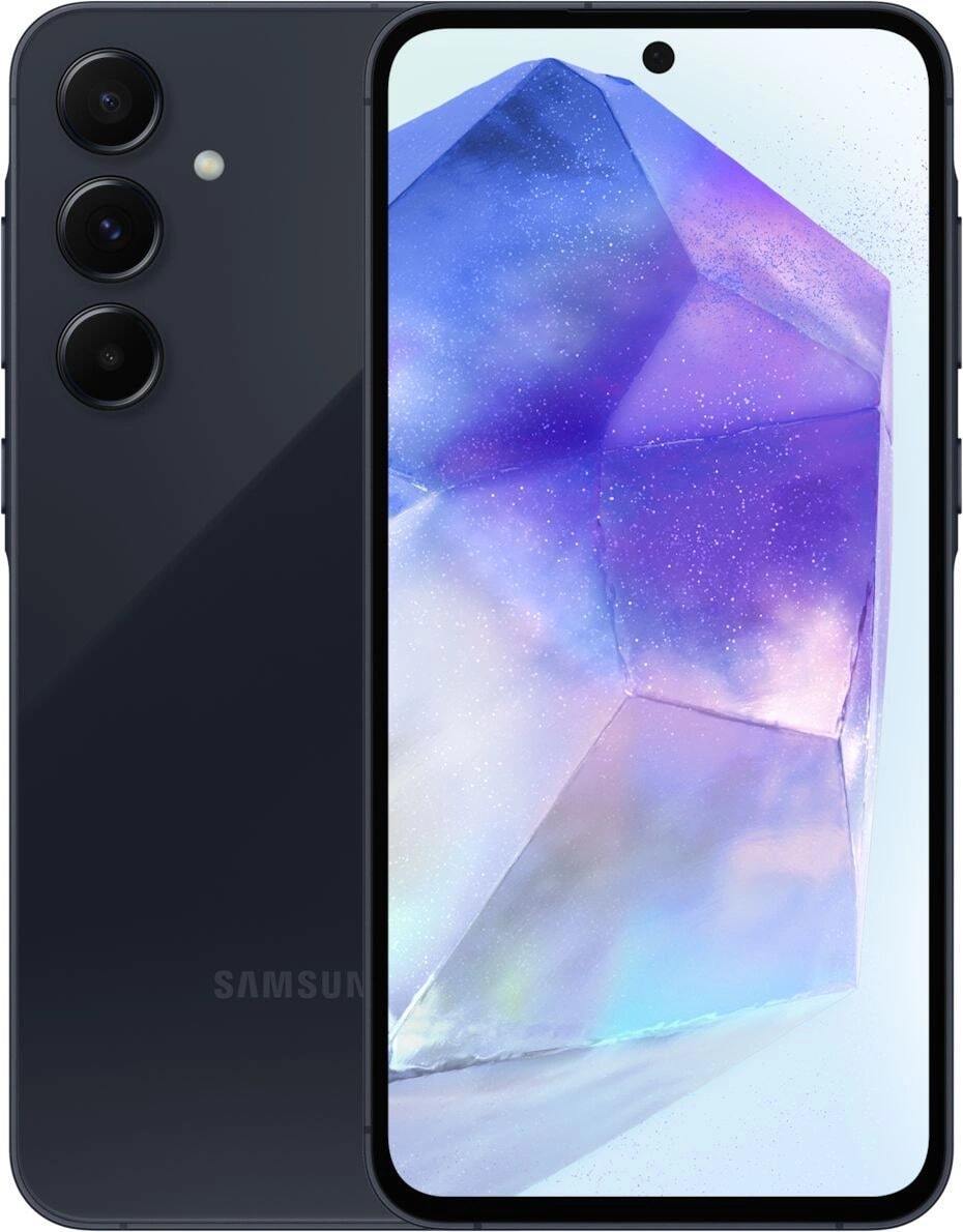 Смартфон Samsung Galaxy A55 SM-A556E 256 ГБ темно-синий