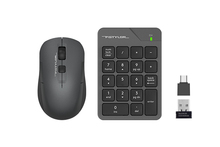 Клавиатура+мышь A4tech Числовой блок Fstyler FG1600C Air FG1600C, цвет темно-серый