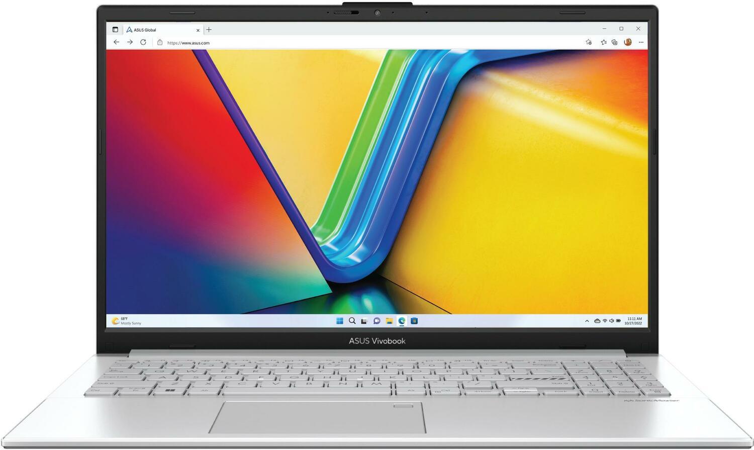 Ноутбук ASUS VivoBook Go 15 E1504GA-BQ859 Intel N100 (серебристый)