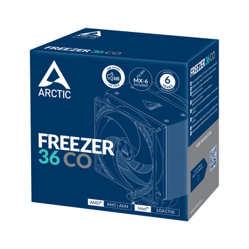 Кулер Процессорный ArcticCooling для CPU Freezer 36 CO