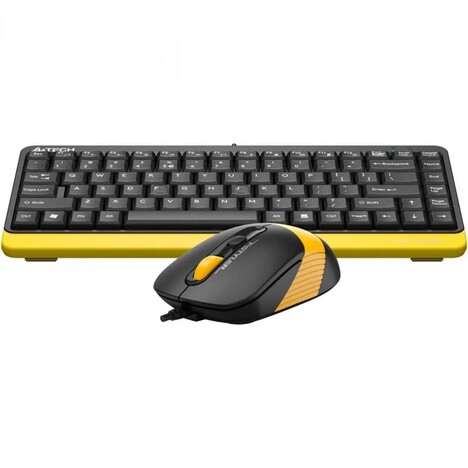 Клавиатура+мышь A4tech Fstyler F1110 BUMBLEBEE, цвет черный