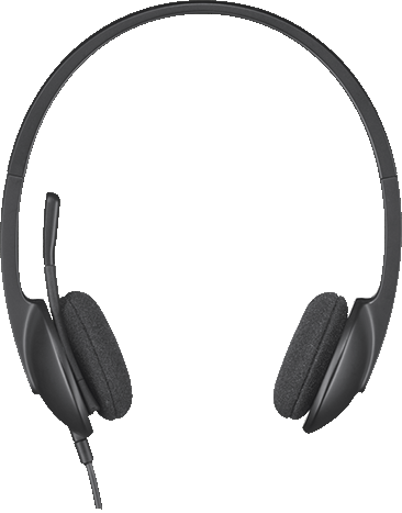 Гарнитура Logitech H340 USB, цвет черный