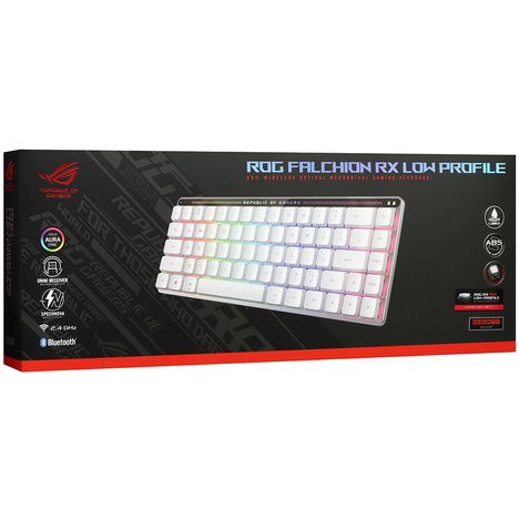 Клавиатура ASUS ROG FALCHION RX LP 90MP03EC-BKRA10, цвет белый