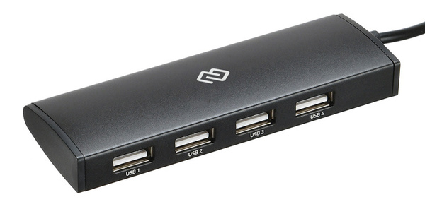 

USB-концентратор DIGMA HUB-4U2.0-UC-B