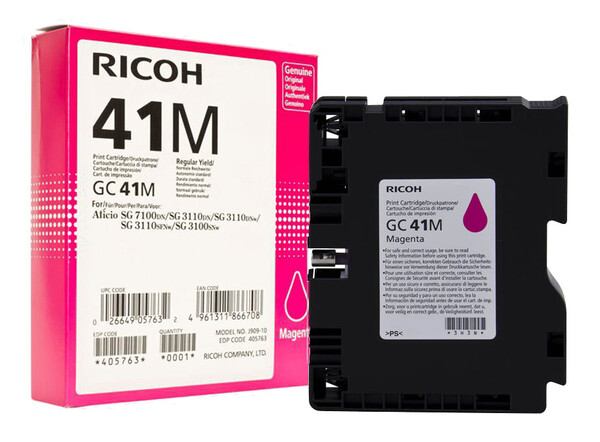 

Картридж пурпурный Ricoh GC 41M, 405763