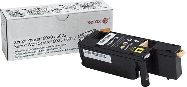 

Принт-картридж жёлтый Xerox Phaser 6020/6022/WorkCentre 6025/6027,1K, Желтый