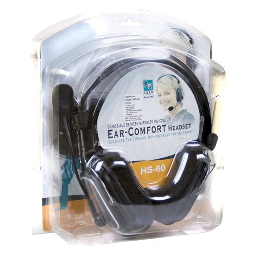 Гарнитура A4tech HS-60, цвет черный/серебристый