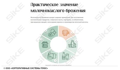 ООО «Корпоративные системы Плюс» Электронный курс Общая микробиология ГЛАВА 4, Биохимические процессы, используемые в пищевых производствах (лицензия), базовая версия