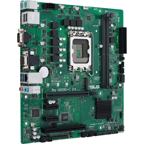 Материнская плата ASUS Intel H610 PRO H610M-C D4-CSM