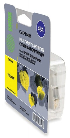 Картридж желтый Cactus CS-EPT0484