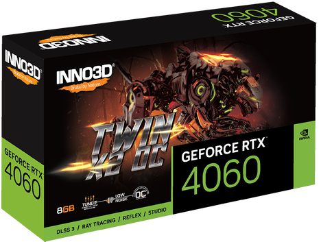 Видеокарта Inno3D GeForce RTX 4060 8 ΓБ