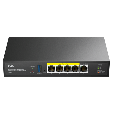 Проводной роутер CUDY C200P