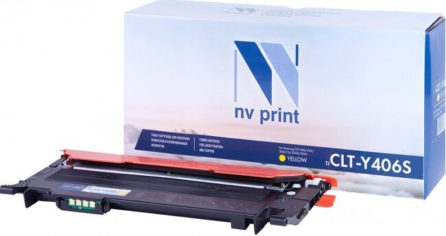 Картридж желтый NVPrint Samsung, NV-CLTY406SY