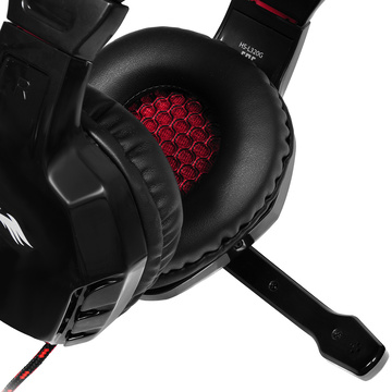 Наушники Oklick HS-L320G Phoenix, цвет красный/черный