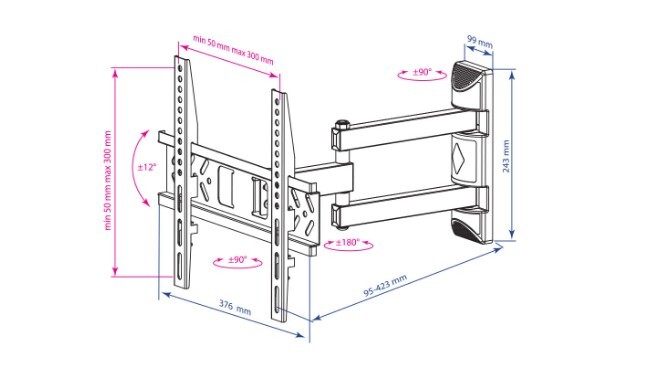 Кронштейн Kromax PIXIS-XS