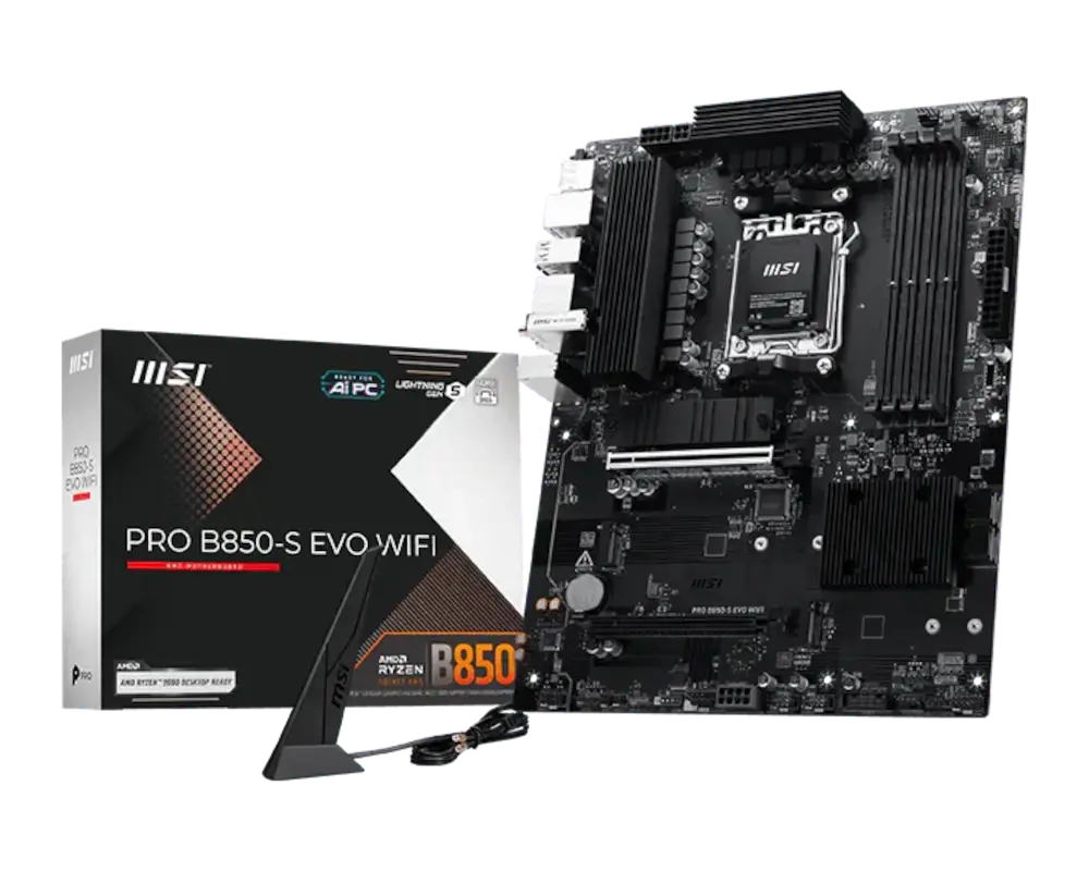 Материнская плата MSI AMD B850 PRO B850-S EVO WIFI
