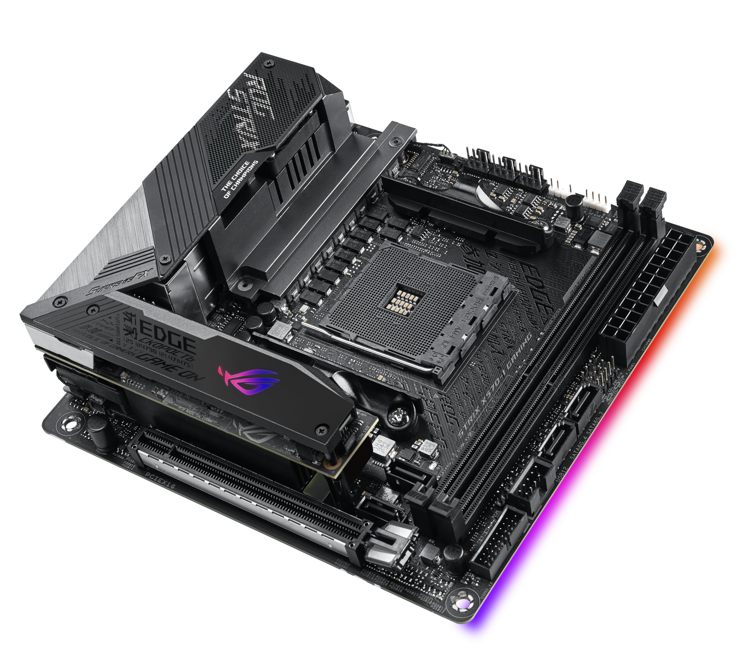 Материнская плата ASUS AMD X570 ROG STRIX X570-I GAMING