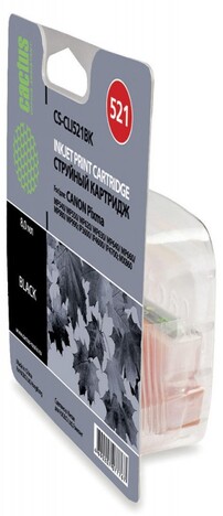 Картридж черный Cactus CS-CLI521BK