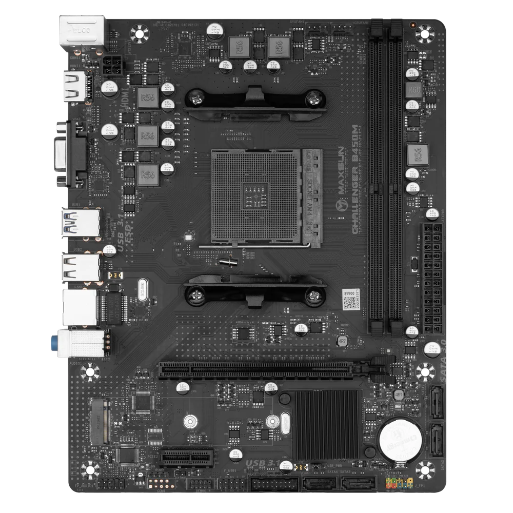 Материнская плата Maxsun AM4 AMD B450 Challenger B450M
