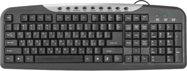 

Клавиатура Defender HM-830 45830, цвет черный