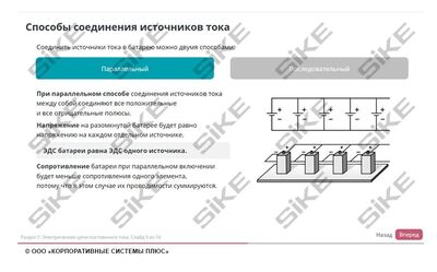 ООО «Корпоративные системы Плюс» Электронный курс Электромонтер: Электротехника (лицензия), базовая версия