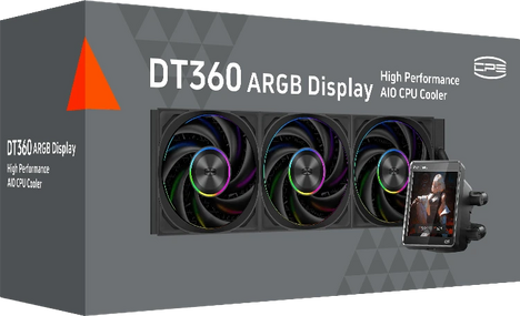 Кулер Процессорный PCCooler жидкостная система охлаждения DT360 ARGB Display