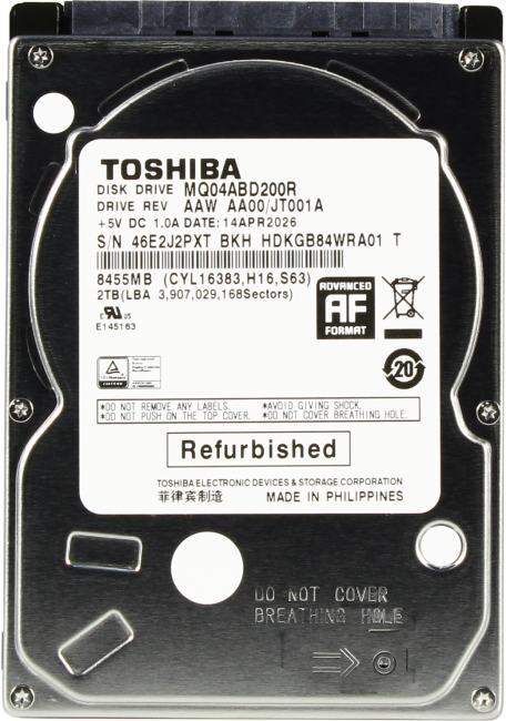 Жесткий диск  TOSHIBA MQ04 2.5  2TB 5.4K SATA3