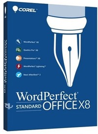 Corel Corporation Corel WordPerfect Office X8 (академическая версия Education, англ.), количество лицензий SUR