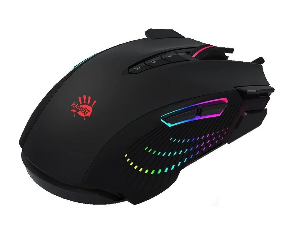 Мышь A4tech Bloody J90s J90S BLACK ACTIVATED, цвет черный