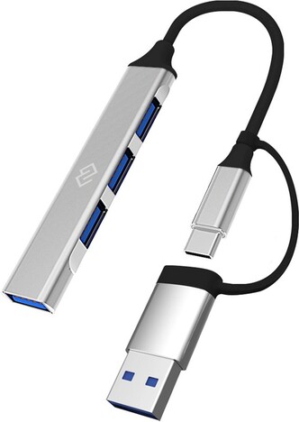 USB-концентратор DIGMA DHUB-4USB-AC