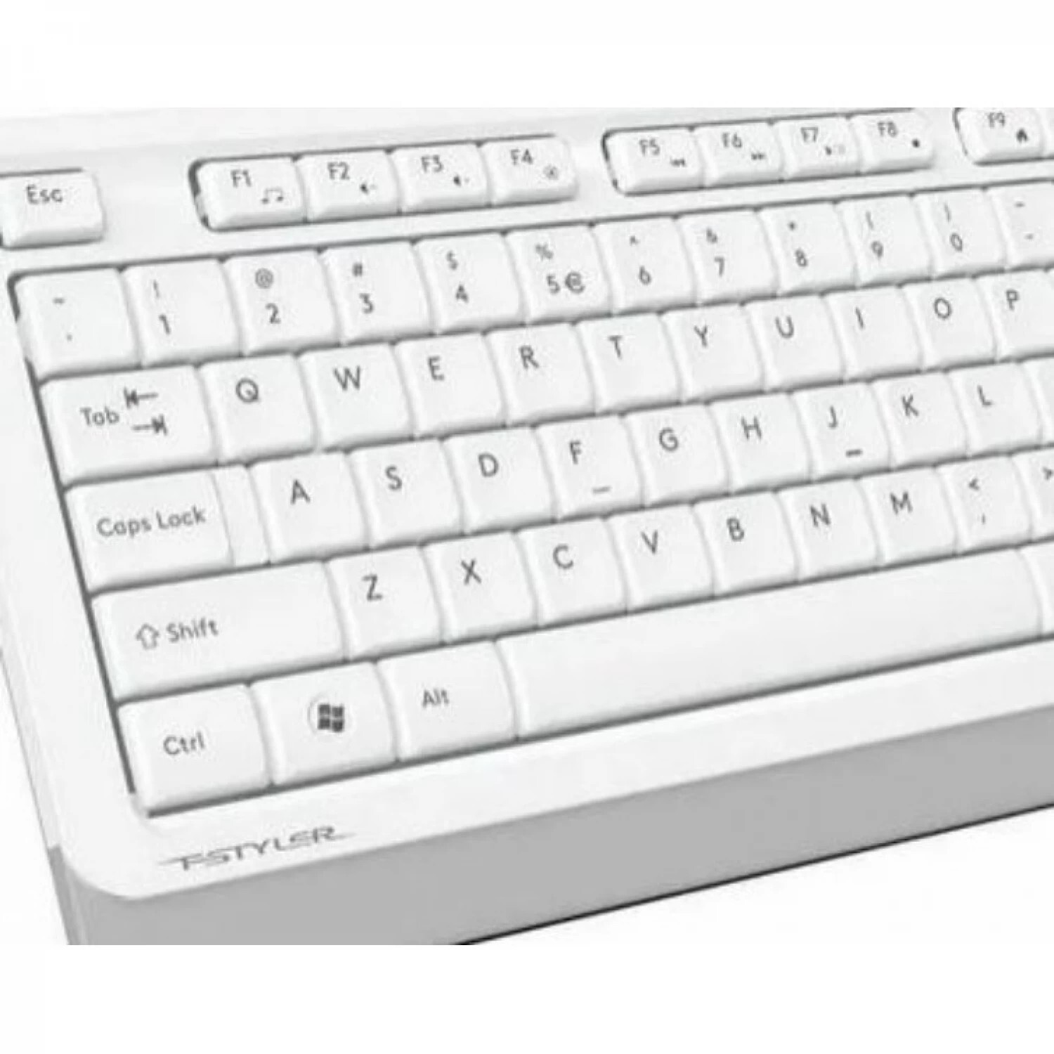 Клавиатура+мышь A4tech Клавиатура + мышь Fstyler F1010 F1010 WHITE, цвет белый