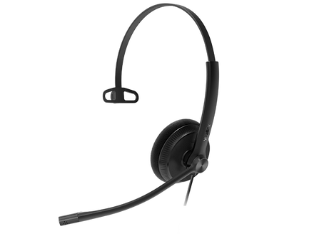 Гарнитура с 1 наушником Yealink YHS34, цвет черный