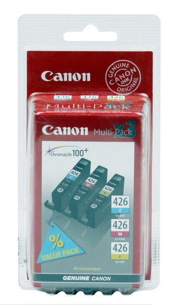 

Картридж голубой, пурпурный, желтый Canon CLI-426, 4557B006