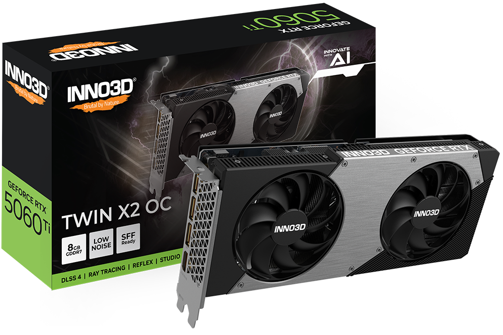 Видеокарта Inno3D GeForce RTX 5060 Ti 8 ΓБ Retail