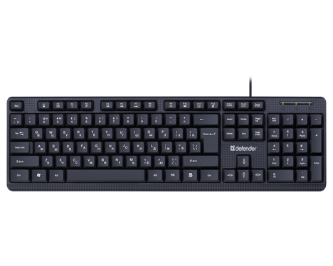 Клавиатура Defender Daily HB-162 45162, цвет черный